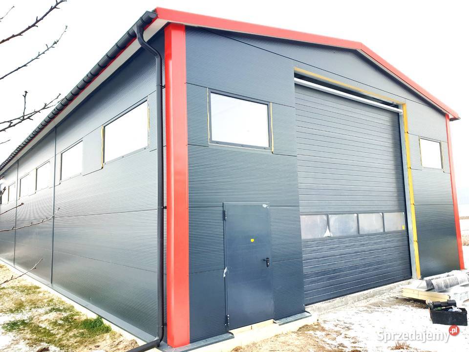 8x20 m Nowa hala z projektem ocynkowana magazyn Pozostałe Skulsk