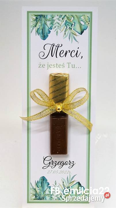 Kompletne Merci jako podziękowanie gości Zielona Góra
