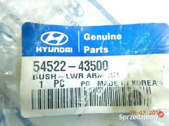 TULEJA WAHACZA PRZÓD H100 9304 L300 8606