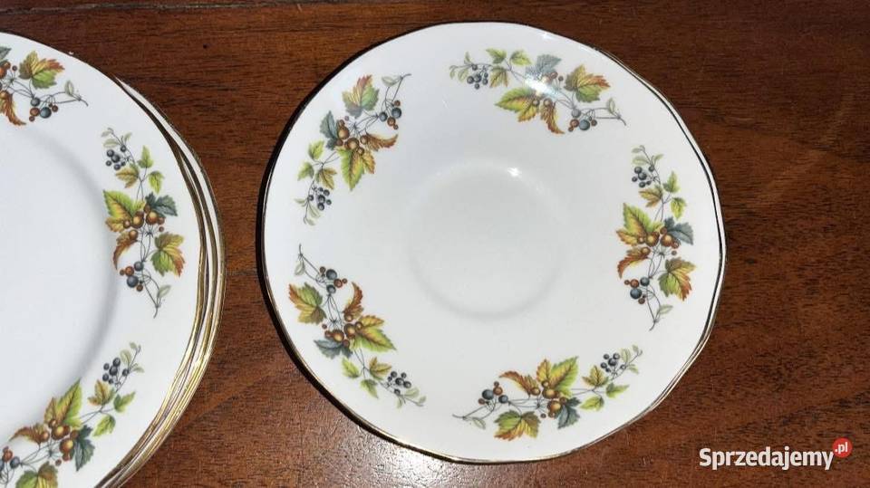 Talerzyk deserowy Gainsborough Made in Eng Porcelana i szkło Gdańsk