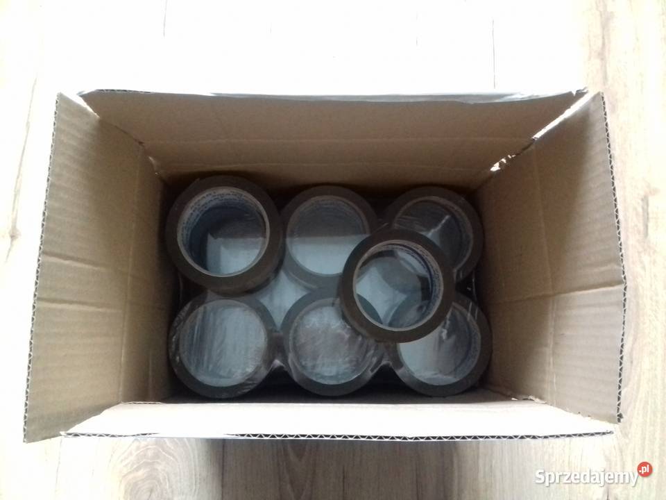 6x Taśmy pakowe przylepne Smart brązowa 48mmx91m