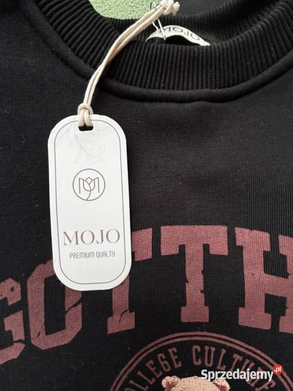 Bluza damska ocieplana oversize kolor czarny