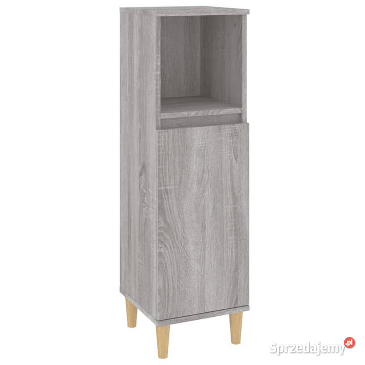 Szafka łazienkowa szary dąb sonoma 30x30x100 mazowieckie Warszawa