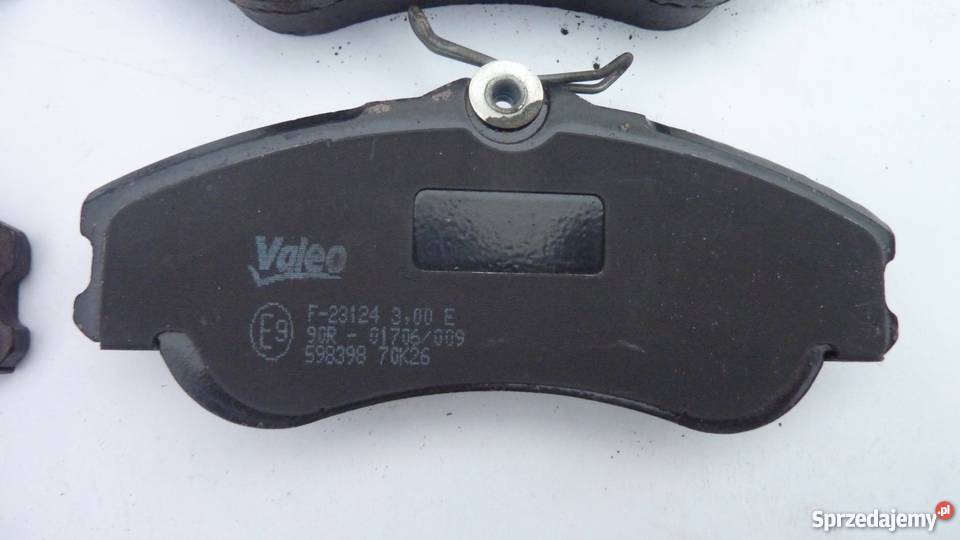Klocki hamulcowe VALEO 598398 kmpl 4 oś przednia Pszczyna
