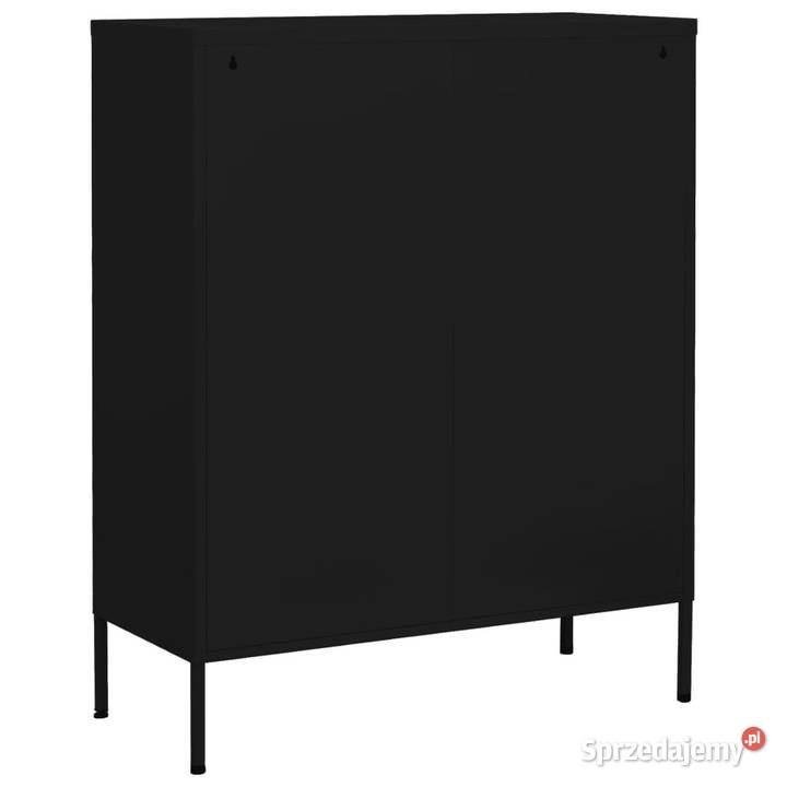 Szafka czarna 80x35x1015 stalowa WM336169 Warszawa sprzedam