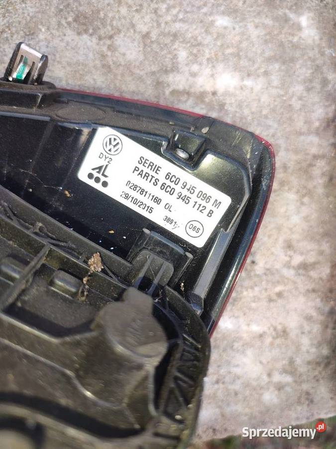 Prawna tylna lampa VW Polo 6R6C Wierzowice Wielkie