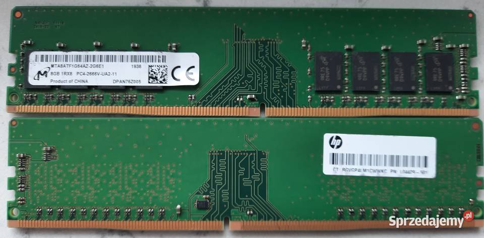 MICRON 8GB DDR4 UDIMM 1Rx8 PC4 2666V UA2 11 Warszawa