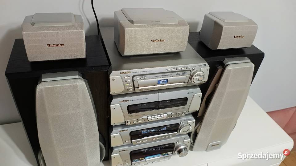 Wieża Technics dv290 DVD i MP3 Najwyższy model Łęka Opatowska
