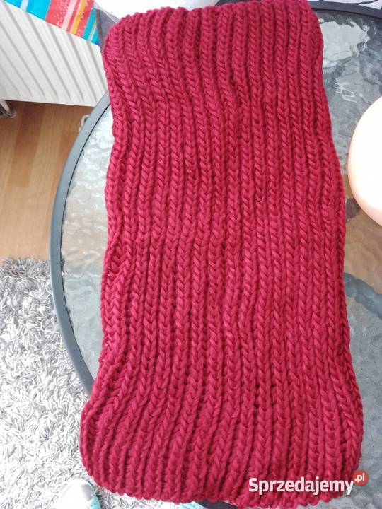 Komin szal damski burgundowy małopolskie Chrzanów sprzedam