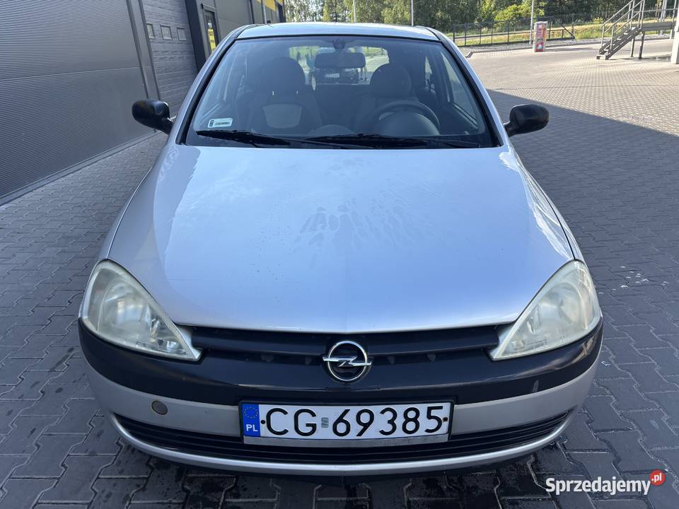 Opel Corsa C 2003r 10 BenzynaZadbany5lat jeden 998cm3 Motoryzacja kujawsko-pomorskie Grudziądz