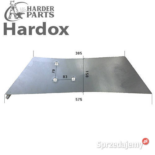 Ścinacz skiby HARDOX 27290102L części do pługa Suwałki