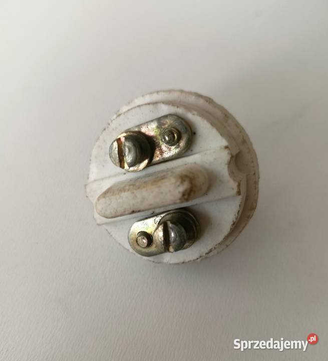 Oprawka żarówki E27 z PRLu vintage łódzkie Łódź sprzedam