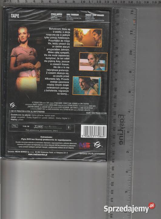 Taśma prawdy UThurman EHawke DVD Pruszków sprzedam