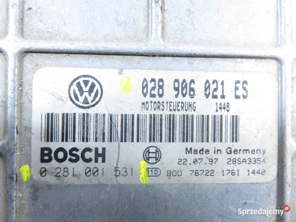 STEROWNIK SEAT ALHAMBRA I 19 TDI 90 AHU