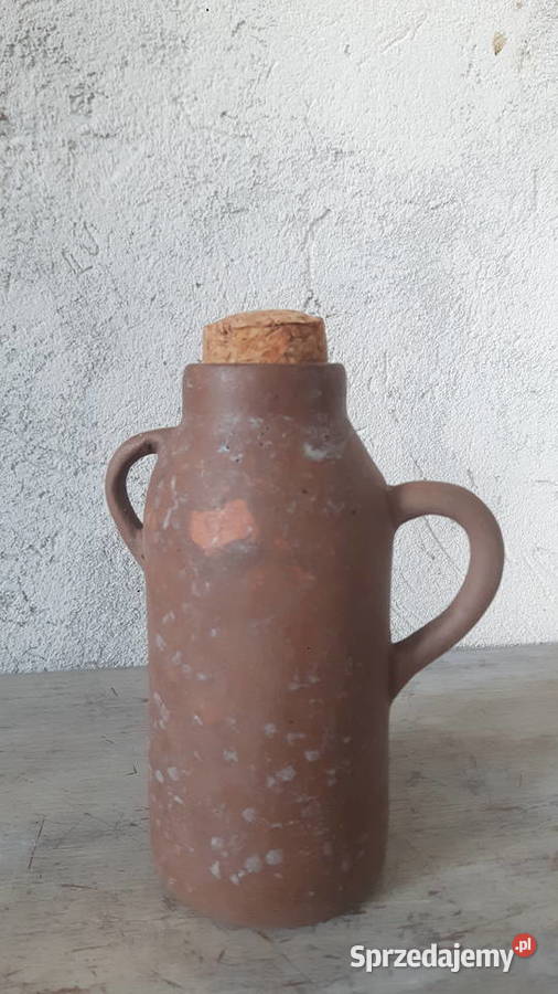 Butelka ceramiczna ręcznie wykonana