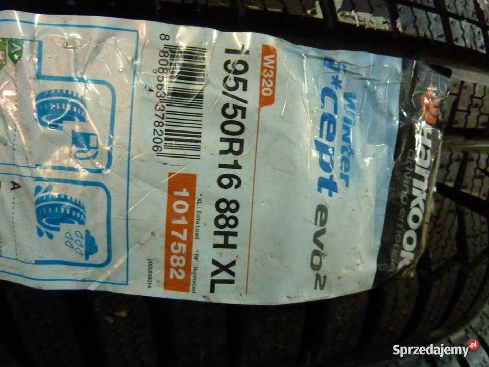 2x Opona nieużywana zimowa 19550R16 HANKOOK 249 Zaścianki