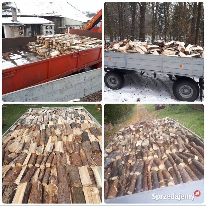 Drewno opałowe kominkowe transport drewna