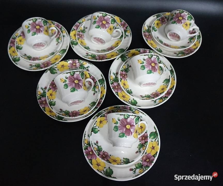 Na sprzedaż 6 kompletów Anielska porcelana Kalisz sprzedam