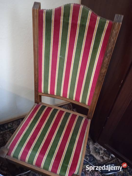 Sprzedam 6 krzeseł antycznych dębowe mocne