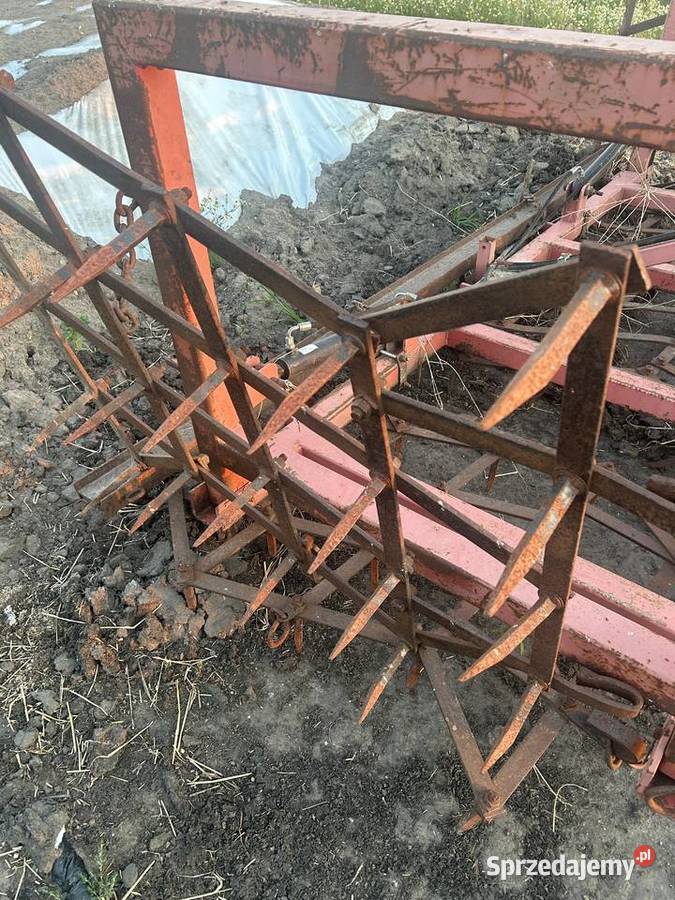 Brona polowa z włóką 5m nieuszkodzony kujawsko-pomorskie Brzeźno