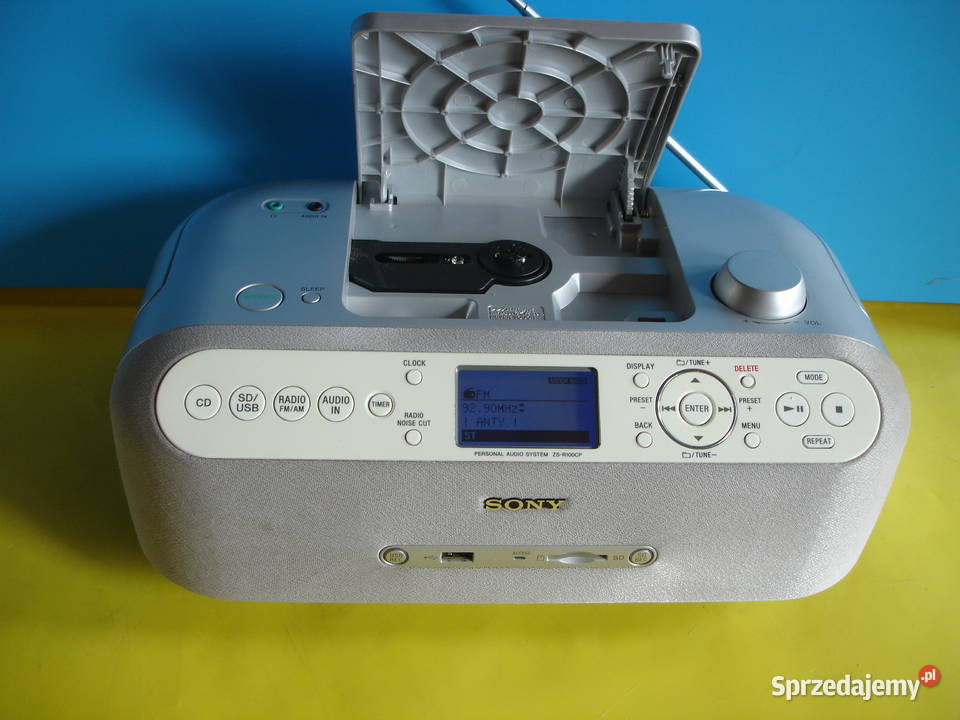 Radioodtwarzacz z CD SONY ZSR100CP Zielona Góra sprzedam