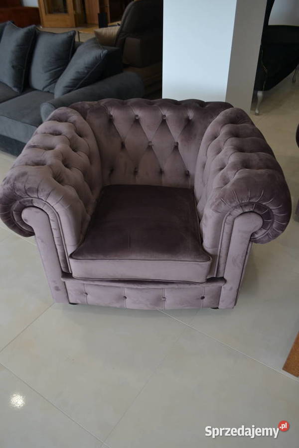 Zestaw Chesterfield 311 z funkcją spania Okazja tkanina Dom i Ogród mazowieckie Warszawa