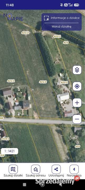 Działka budowlana małopolskie Lusławice