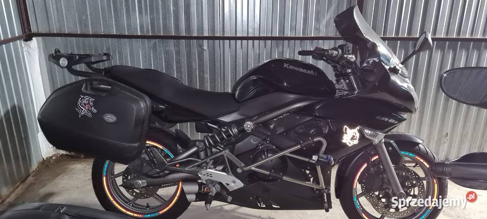 Kawasaki ER6f śląskie Wola Kiedrzyńska