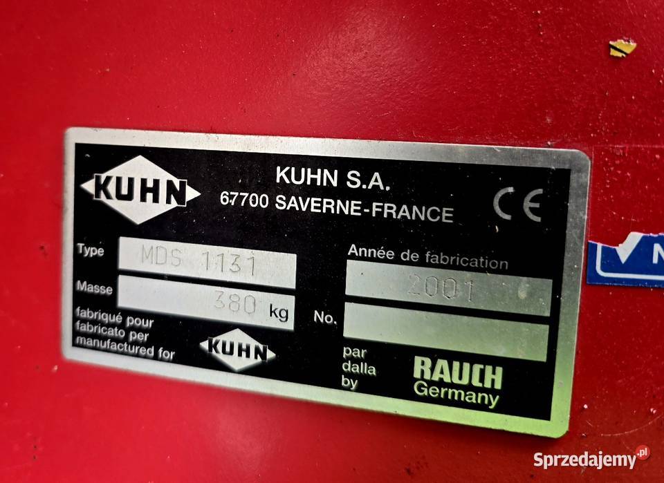 Rozsiewacz nawozu Kuhn MDS 1131 24M Przewłoki