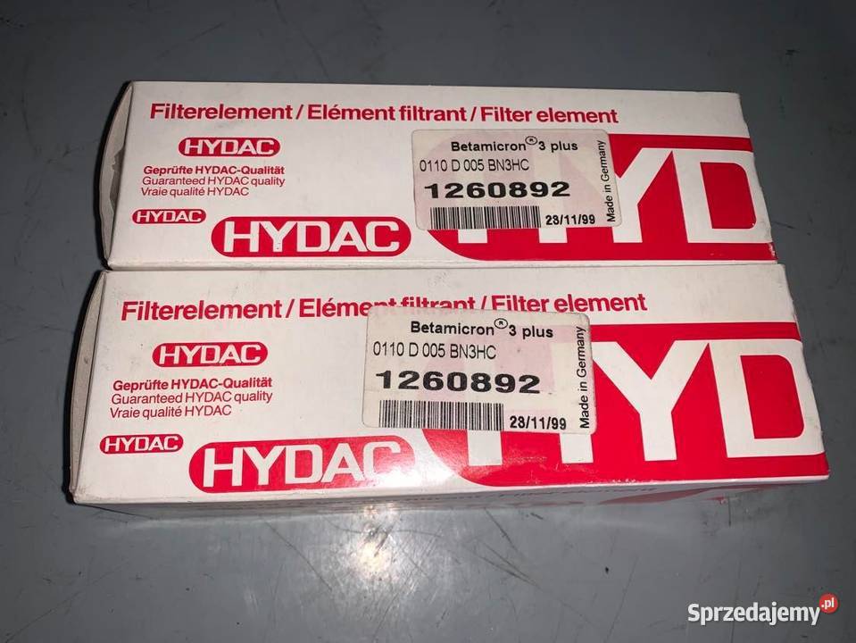 Filtr Olejowy 0110 D 005 BN3HC 1260892 Hydac Warszawa sprzedam