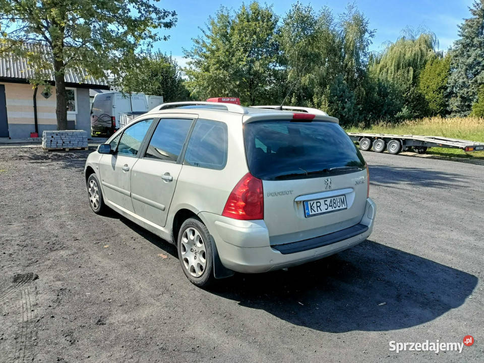 Peugeot 307 SW Peugeot 307 Sw 16HDI 90 05r 7 os nieuszkodzony 307 SW Samochody osobowe Tarnów