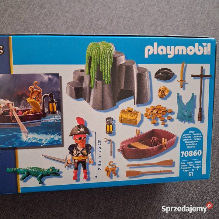 Playmobil klocki wiek 410 lat wyspa piratów Playmobil Rzeszów sprzedam