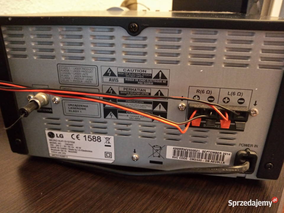 używana wieza HIFI LG 40 W wieza domowa stan 1 mazowieckie Radom