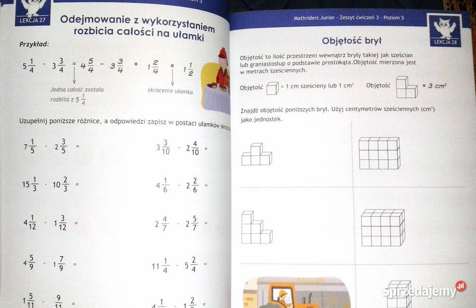 MathRiders Junior Poziom 5 Zeszyt ćwiczeń 3