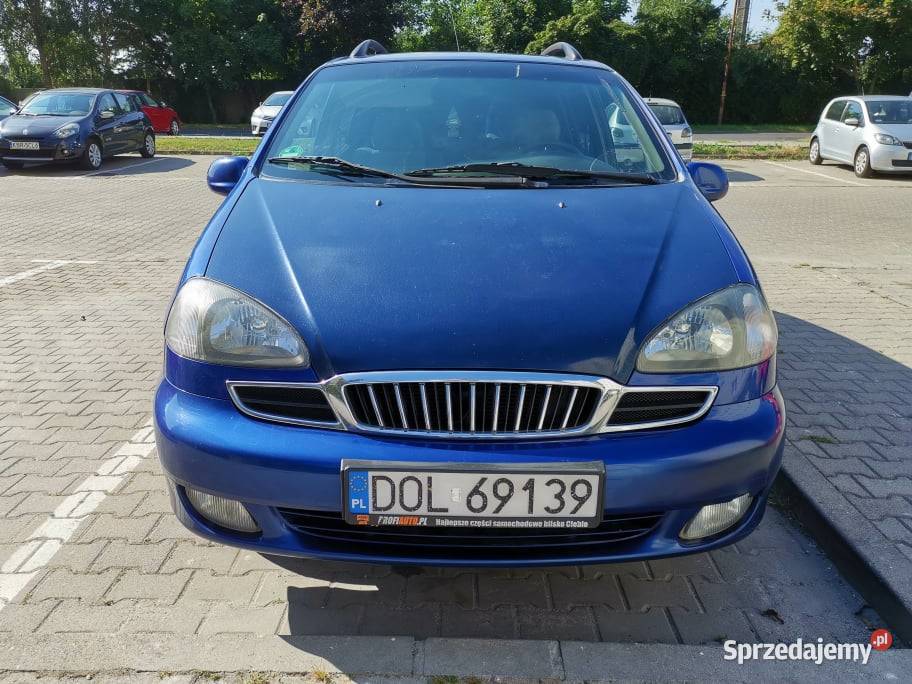 Daewoo RezzoTacuma rodzinny minivan z LPG granatowy