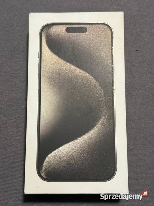 Puste pudełko iPhone 15 Pro wielkopolskie Swarzędz