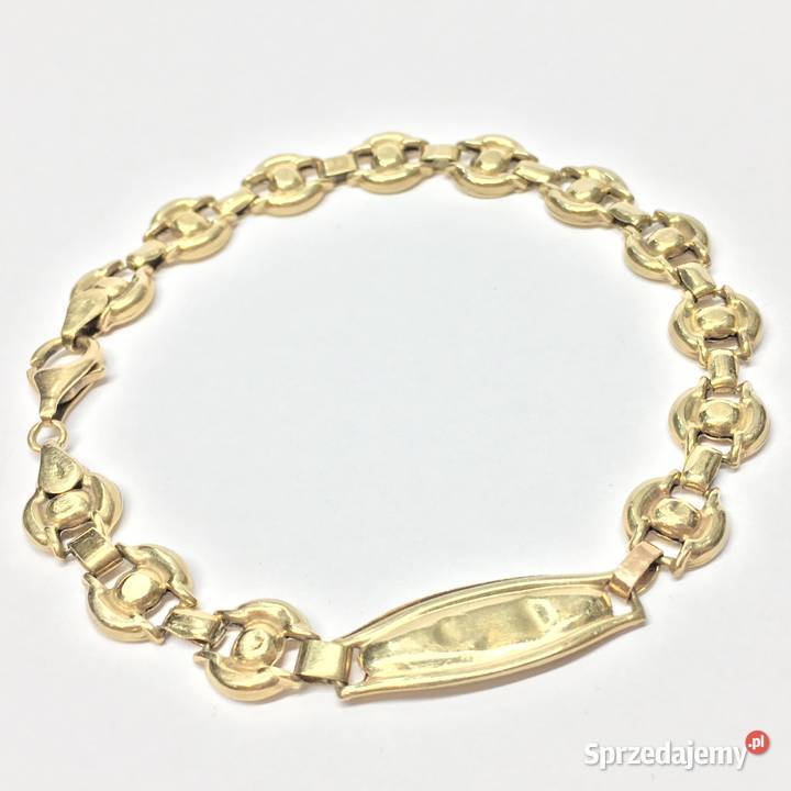 Złota BRANSOLETKA damska 585 14K ORYGINALNY wzór Warszawa