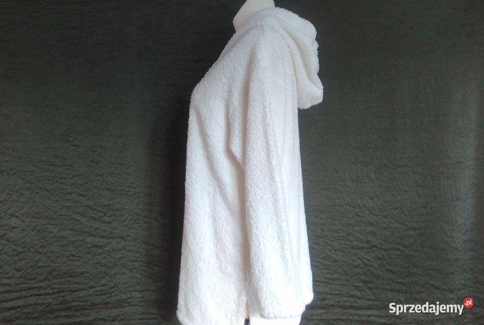 Ręcznik biały Bluza frotte KAPTUR r 3638 Unisex Ręczniki