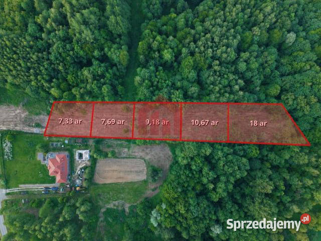 Działka Malawa 1067m2 25m Sprzedaż