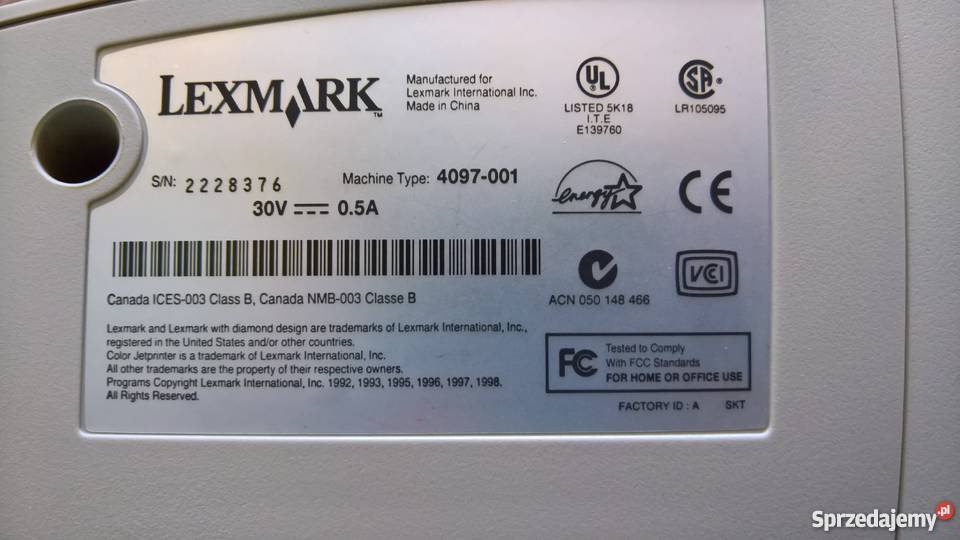 Drukarka Lexmark 3200 Wrocław