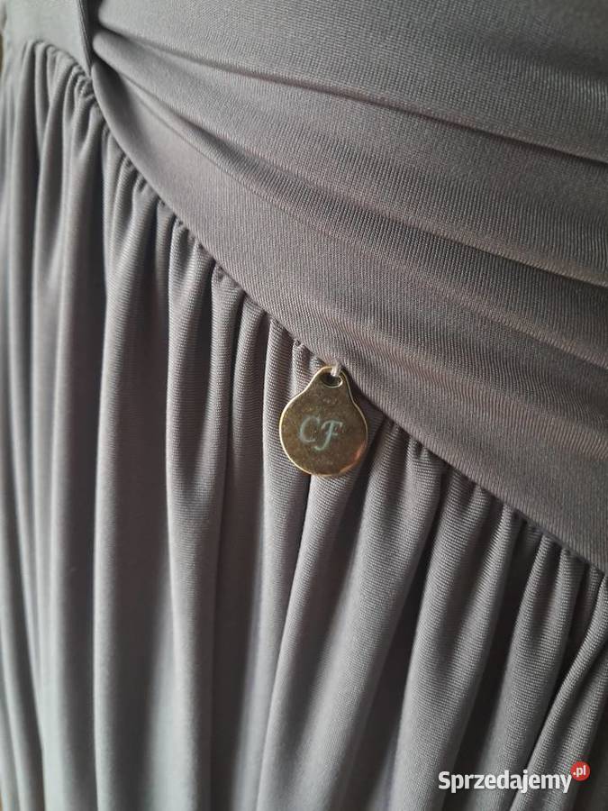 nowa beżowa sukienka firmy Chiara Forthi rozmiar Sandomierz