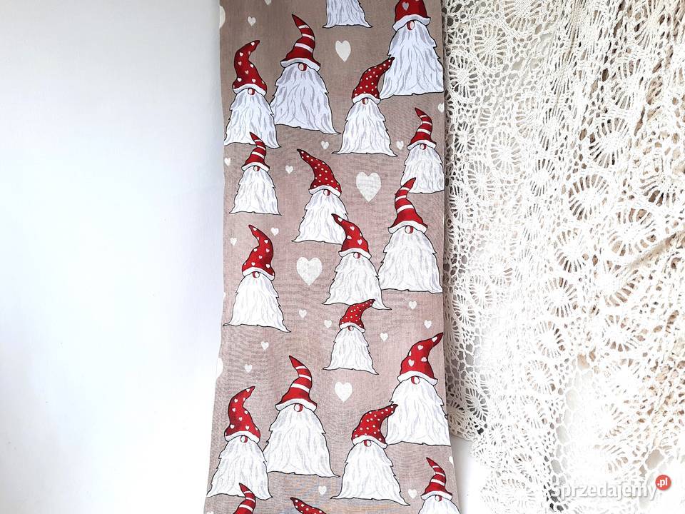 Firanka świąteczna Panel świąteczny 2 sztuki Łódź