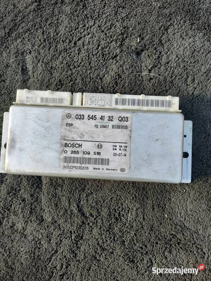 Sterownik Moduł ESP MERCEDES W211 0265109516 osobowe pomorskie Gdynia