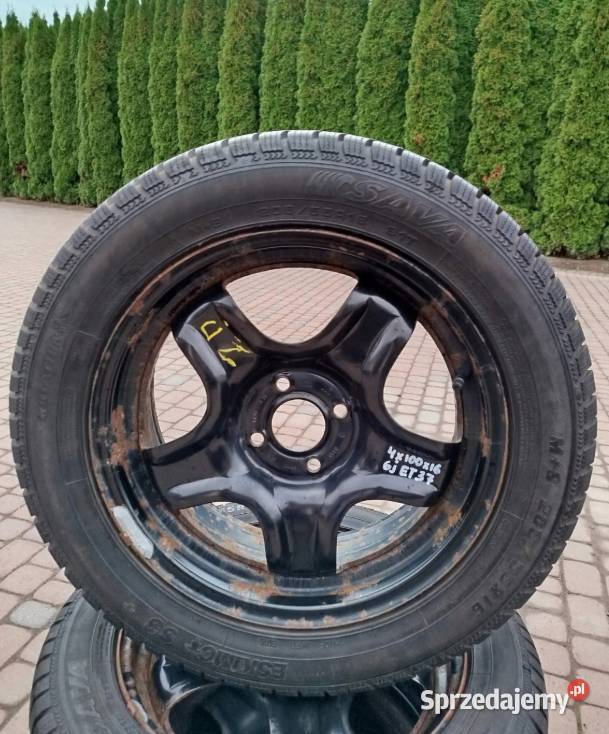 1x Felga stalowa Renault OE 60 x16 4 100 ET37 Skołoszów