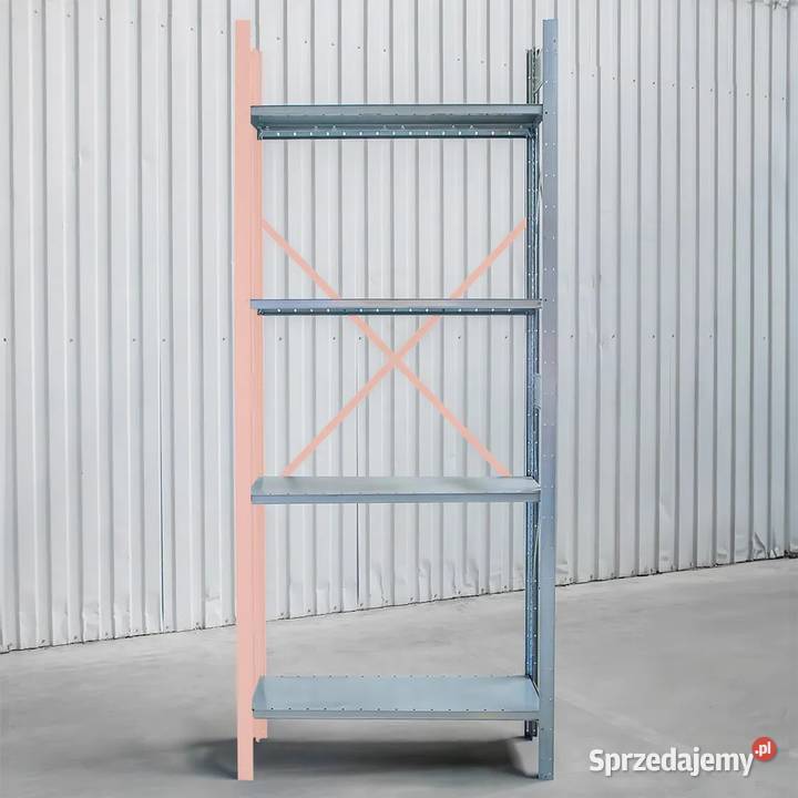 Regał magazynowy 4 półki DEXION 247x102x50 MODUŁ