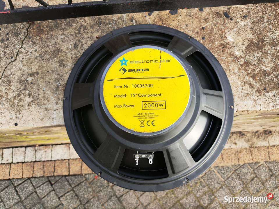Głośnik niskotonowy 12 30 AUNA 12 COMPONENT 200w śląskie Niegowonice