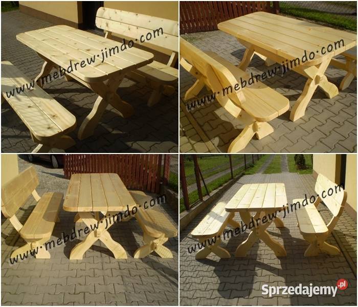 meble ogrodowe komplet ogrodowy drewniany Meble ogrodowe małopolskie