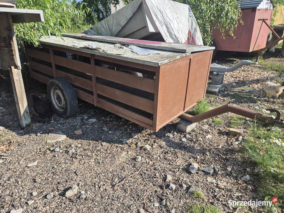 Przyczepa na siano trawe na haka Przyczepy rolnicze Rolnictwo Chorkówka