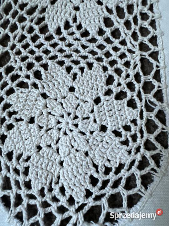 obrus owalny szydełkowy rękodzieło Zabrze sprzedam