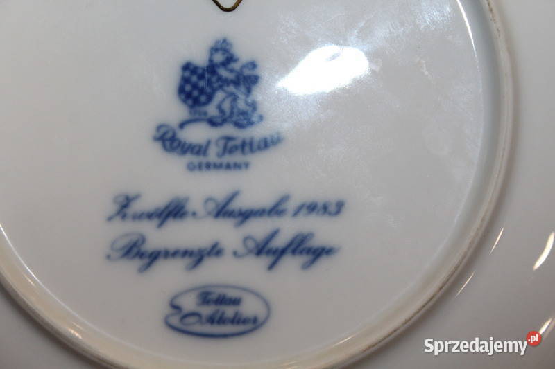 Talerzyk kolekcjonerski Royal Tettau Christmas Szczecin